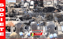 Sinistre à Keur Massar: Un garage mécanique ravagé par les flammes, 18 véhicules calcinés