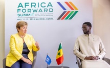 Dette et chocs économiques : Bassirou Diomaye Faye s'entretient avec la Directrice générale du FMI Kristalina Georgieva en marge du Sommet Africa Forward
