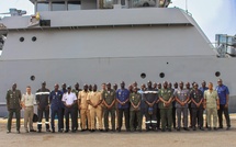 Défense: La 5e promotion de l'École supérieure de guerre en visite à la Base navale Amiral Faye Gassama