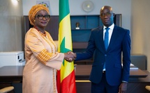 Passation de service officielle entre Yassine Fall et Moussa Sarr au ministère de la Justice
