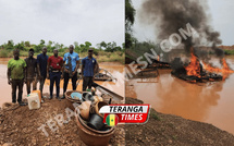 Frontière sénégalo-malienne : six dragues illégales détruites par la Police aux Frontières