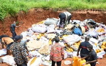 Bénin: l'ANRACS incinère 95 kg de cocaïne et d'importantes quantités de cannabis à Ouèssè