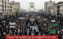 Funérailles de l'ayatollah Ali Khamenei: Des foules immenses descendent dans les rues de Téhéran