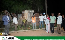 Transition énergétique : L'ANER et le Pr Diouma Kobor réceptionnent des centaines de lampadaires solaires dans le Sud du Sénégal