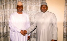 Diplomatie : Le président Adama Barrow reçoit Macky Sall à Banjul dans le cadre de sa candidature au secrétariat général de l'ONU