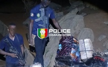 Moussala : La police saisit 116 kg de chanvre indien à Yillimalo après une course-poursuite sur le fleuve Falémé