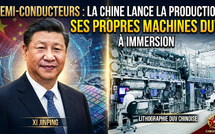 Semi-conducteurs: la Chine lance la production de ses propres machines de lithographie DUV à immersion