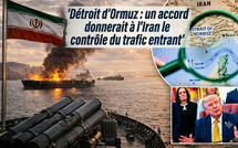 Détroit d'Ormuz: un accord donnerait à l'Iran le contrôle du trafic entrant
