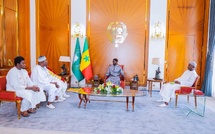 Bassirou Diomaye Faye reçoit l’Imam Ratib de la Grande Mosquée de Médina Baye au Palais de la République
