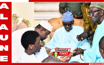Tivaouane : Ousmane Sonko en visite chez le Khalife général des Tidianes pour prôner la paix et la concorde