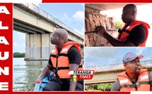 Ziguinchor: Guy Marius Sagna inspecte le pont Émile Badiane et appelle l'État à accélérer sa reconstruction