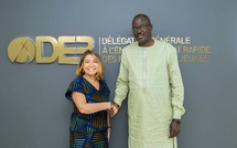 Entrepreneuriat et coopération bilatérale : Le Dr Abdoulaye Niane et l'Ambassadrice de France dressent le bilan des programmes stratégiques de la DER/FJ
