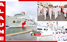 Coopération militaire et humanitaire : Le navire-hôpital chinois « JI XIANG FANG ZHOU » fait escale au Port Autonome de Dakar