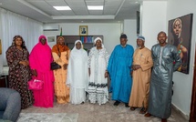 Protection sociale et valeurs communautaires: La Ministre Marie Angélique Diouf reçoit une délégation du Daara Aïcha Oumoul Mouminine de Grand-Yoff