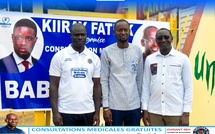 FATICK | SOLIDARITÉ SANITAIRE: Babacar Faye permet à 1 521 personnes de bénéficier de consultations gratuites
