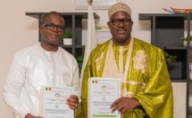 SONAGED S.A. : Passation de service entre Dr Khalifa Ababacar Sarr et M. Babacar Abba Mbaye
