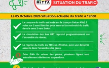 Mobilité urbaine : Reprise progressive du trafic sur les réseaux TER, BRT et autoroutier à Dakar à la suite des intempéries