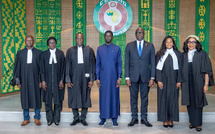 CEDEAO : Bassirou Diomaye Faye préside la prestation de serment des nouveaux juges à Abuja