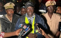 Inondations à Dakar: Cheikh Tidiane Dièye évalue les opérations de pompage sur le terrain