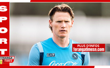 Napoli : McTominay de retour à l'entraînement après son opération du cœur