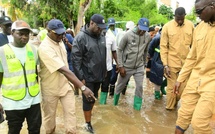 Inondations à Dakar: Le maire Abass Fall au chevet des sinistrés