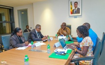 New Deal Technologique : Le ministre Samba Diouf échange avec les dirigeants d'Axian et de Stellarix sur les infrastructures de pointe