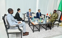 Ousmane Sonko reçoit les ambassadeurs de France, de Chine, d'Iran et le président du Parlement panafricain